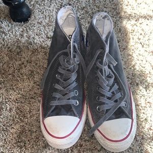 Converse Chuck Taylor’s grey with heel built in 9 wo